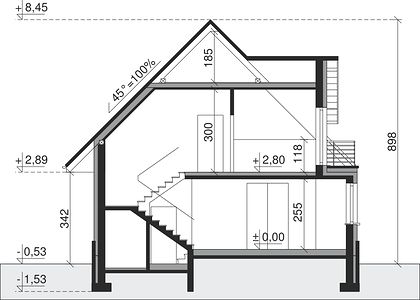 Фасад дома ECF-2979-49 Фасад дома ECF-2979-49