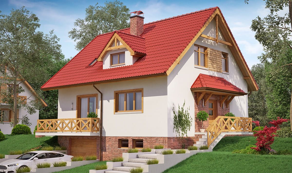 Проект дома KKI-2587-63