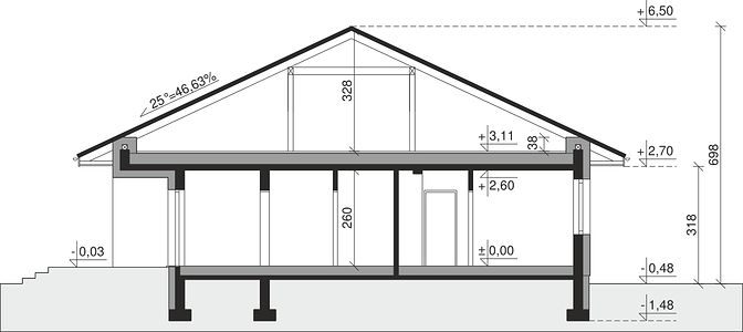 Фасад дома FCI-9733-62 Фасад дома FCI-9733-62