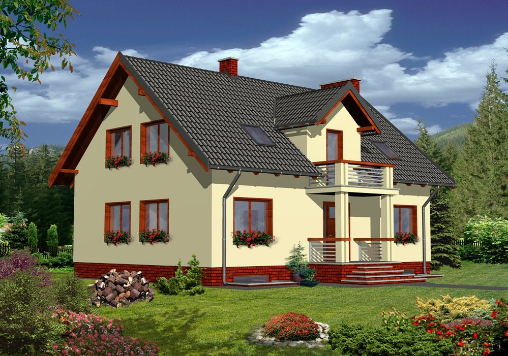 Проект дома IKC-6882-93