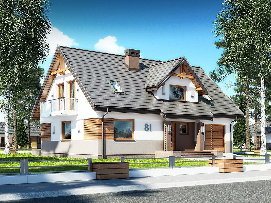 Проект дома AIA-1691-42