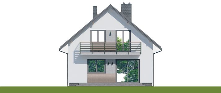 Фасад дома KAF-6553-47 Фасад дома KAF-6553-47