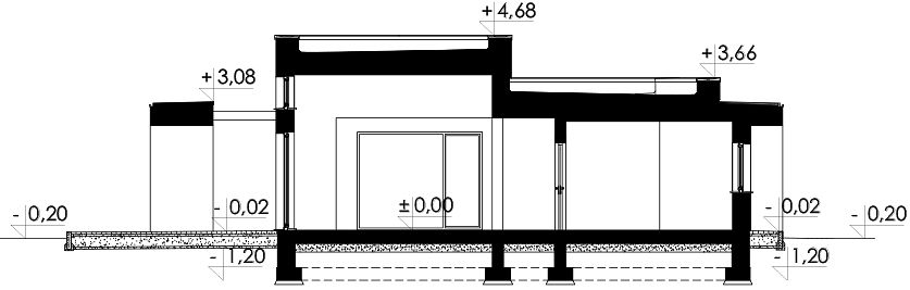 Фасад дома AGF-1514-75 Фасад дома AGF-1514-75